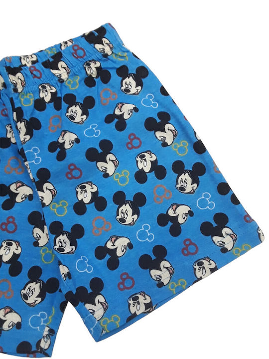 Disney Kids' Pajamas Summer Blue Mickey
