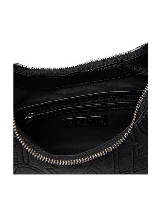 Damentasche Hobo Schwarz / Silber