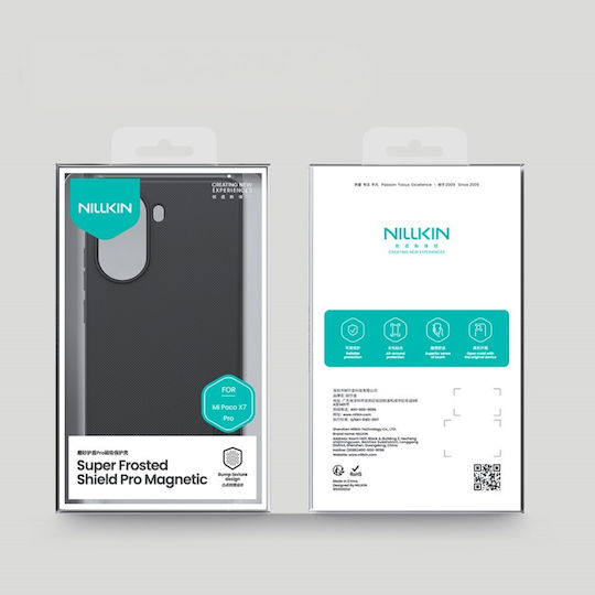Nillkin Super Frosted Back Cover Πλαστικό Μαύρο (Poco X7 Pro)