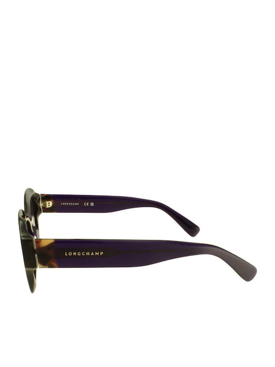 Longchamp Women's Sunglasses with Purple Plastic Frame and Purple Lens LO749S 505