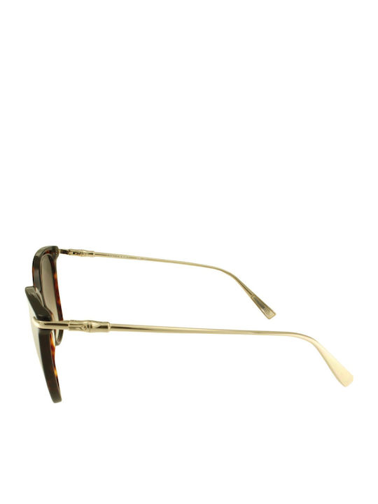 Longchamp Women's Sunglasses with Brown Tartaruga Plastic Frame and Brown Gradient Lens LO757S 242