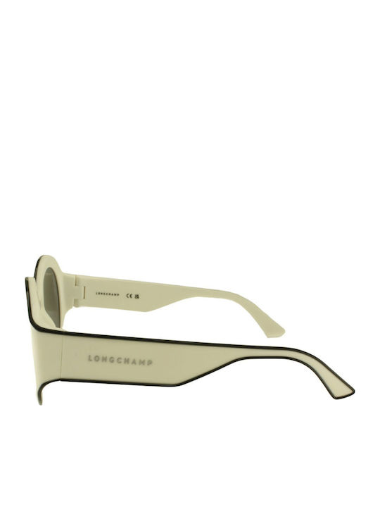 Longchamp Women's Sunglasses with Green Plastic Frame and Green Lens LO758S 107
