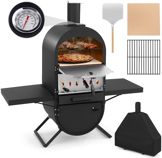 Costway Pizzaofen Holz Black