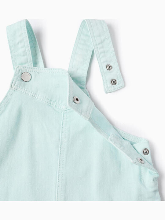 Mädchenkleid Latzhose Hellblau