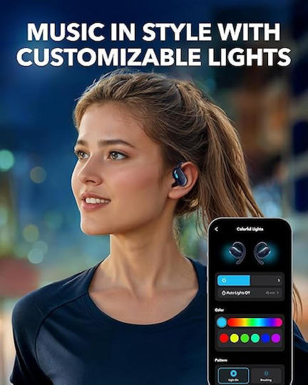 Soundcore by Anker V20i Offenes Ohr Bluetooth-Freisprecheinrichtung Kopfhörer mit Schweißresistenz und Ladeetui Blau