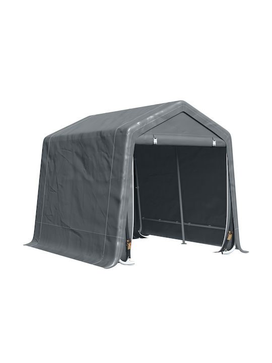 Outsunny Πλαϊνή Τέντα Βεράντας Γκρι 2.4x2m