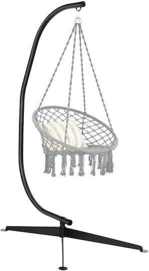 Costway Hammock Stand made of Metal in Pink Color 111x84x207cm