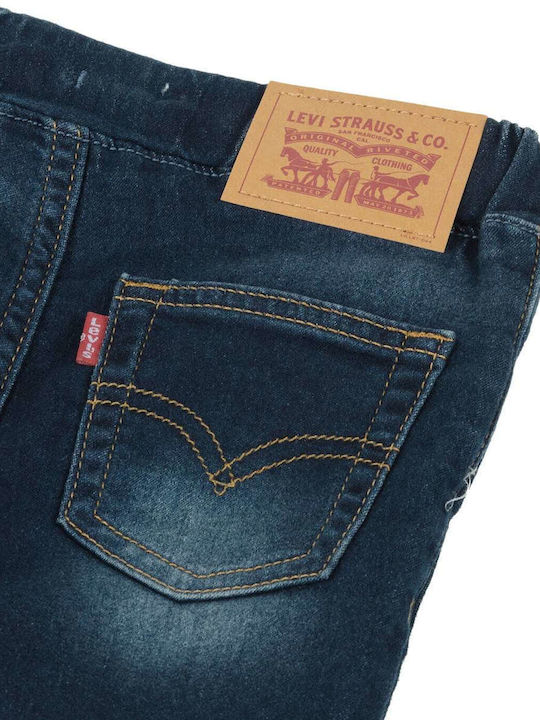 Șort/Salopetă Copii Denim albastru oceanic