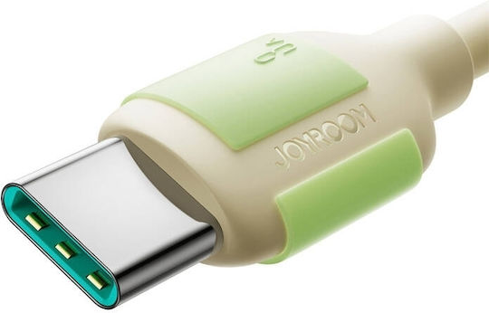 Joyroom S-A53 USB 2.0 Cable USB-C male - USB-A 30W Ασημί 1.2m