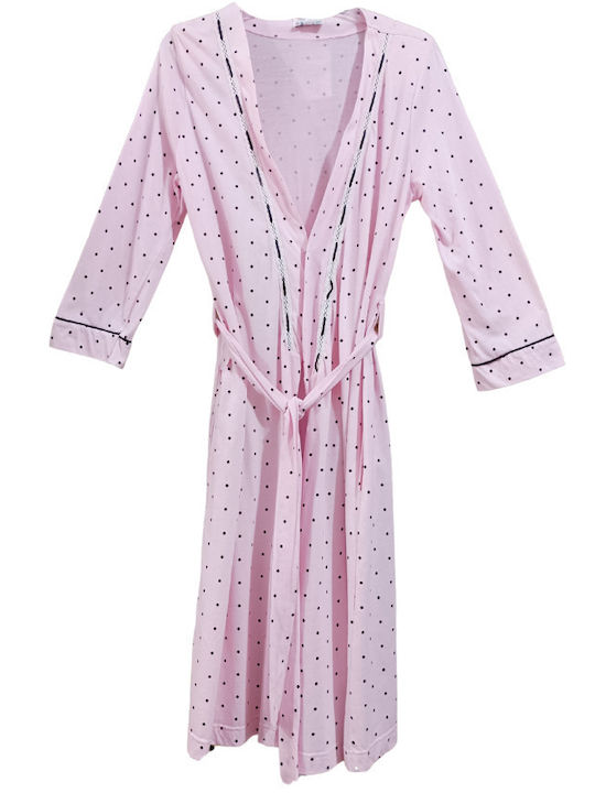 Amelie Sommer Damen Robe mit Nachthemd Pink