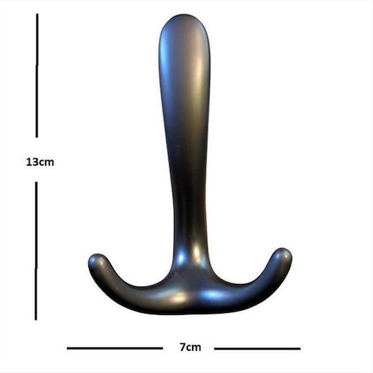 Import Hellas Wandhalterung 4254 Metall 2 Haken Graue
