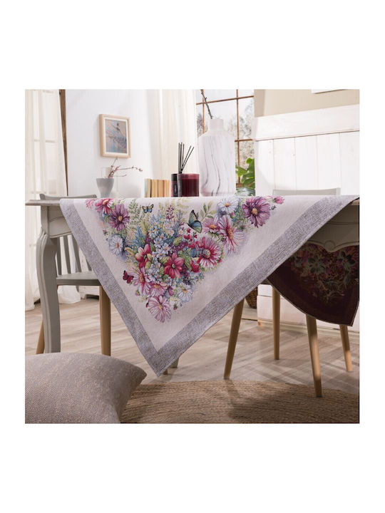 Teoran Tablecloth Boltana Multicolour 140x180cm