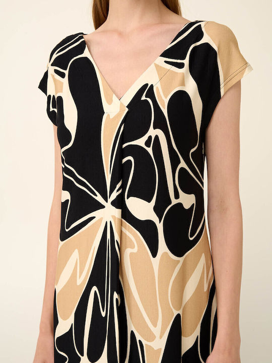 Sommer Damenkleid Schwarz