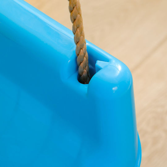 Outsunny Outsunny Plastic Kids Swing with Seat Belt 180x180x180cm for 9+ Years Blue