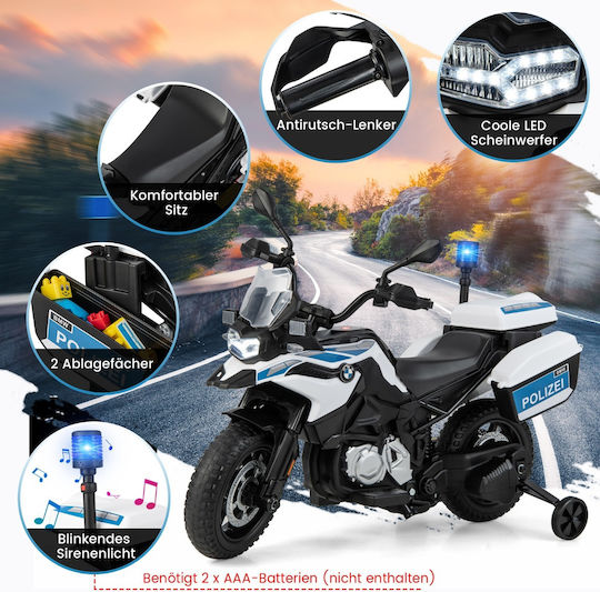 Παιδική Μηχανή Licensed Ηλεκτροκίνητη 12 Volt Λευκή για 3+ ετών