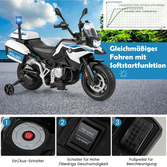 Παιδική Μηχανή Licensed Ηλεκτροκίνητη 12 Volt Λευκή για 3+ ετών