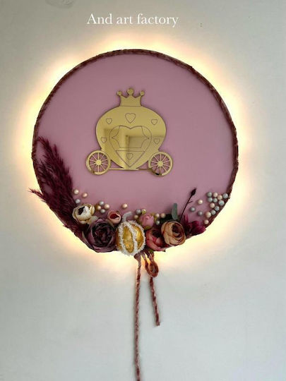 Children's Wooden Wall Light "Cinderella's Carriage"