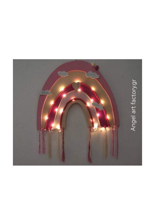 Children's Wooden Wall Light "Rainbow"