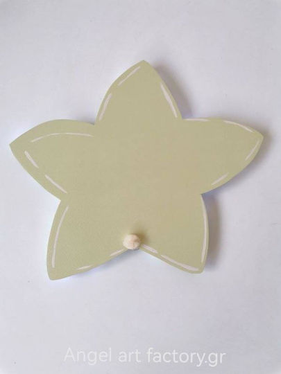 Children's Wooden Wall Light Star