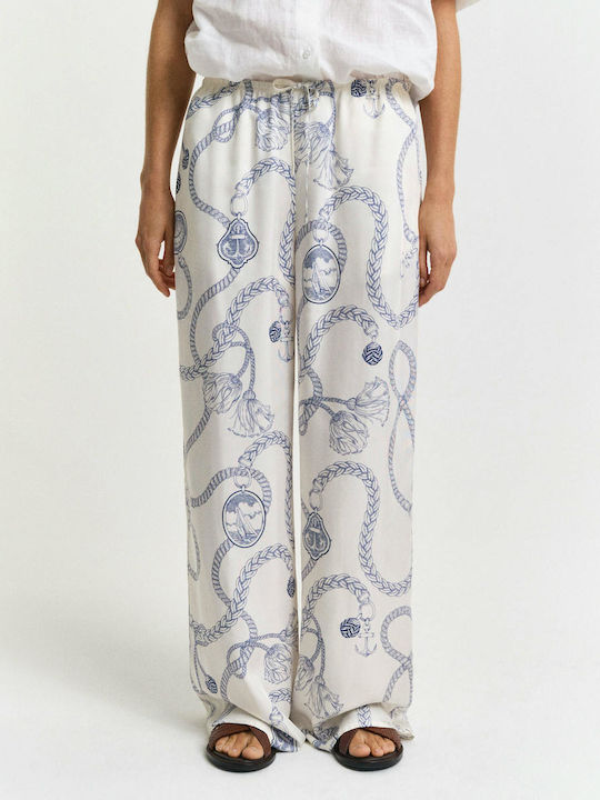 Women's Fabric Trousers Beige