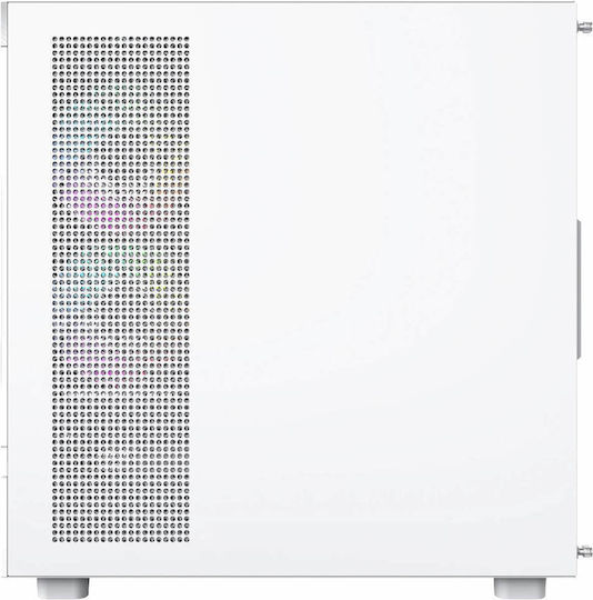 Montech XR Gaming Midi Tower Computer Case with Side Window and ARGB Lighting White