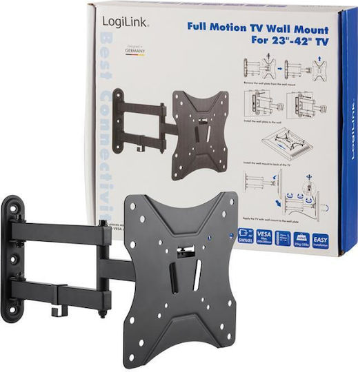 LogiLink BP0008 BP0008 Стойка за телевизор Стенен с рамо до 42" и 25кг