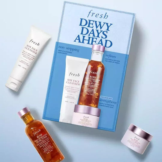 Fresh Dewy Days Ahead Комплект за грижа за кожата за Хидратация & Почистване на лицето 3бр
