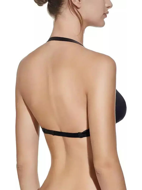 Μαύρο Strapless Σουτιέν με Ελαφριά Ενίσχυση & Μπανέλες 2Pack