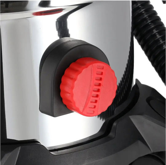 Dedra Σκούπα Υγρών / Στερεών 1200W με Πλαστικό Κάδο 20lt