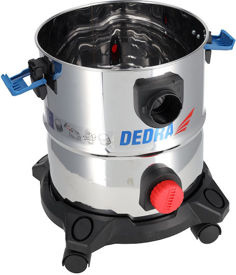 Dedra Vacuum Wet / Dry 1600W with Stainless Bin 20lt