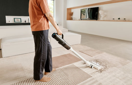 Tineco Floor One S6 Switch Pet Επαναφορτιζόμενη Σκούπα 2 σε 1 Stick & Χειρός 21.6V Μαύρη/Λευκή