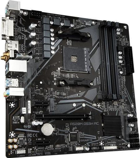 Gigabyte A520M DS3H AC rev. 1.x Wi-Fi Motherboard Micro ATX με AMD AM4 Socket