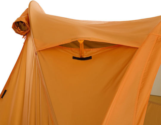 The North Face Summer Camping Tent Orange with Double Cloth for 4 People 191x107x107cm
