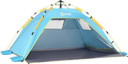 Outsunny 2-Person Blue Beach Tent