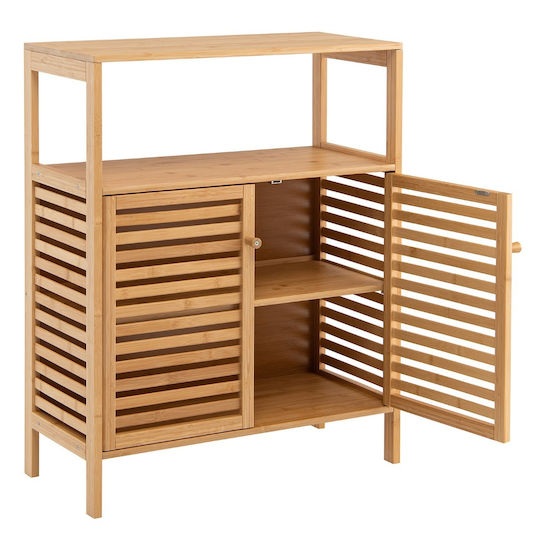 Costway Badezimmerschrank 64x27.5x80cm Beiges