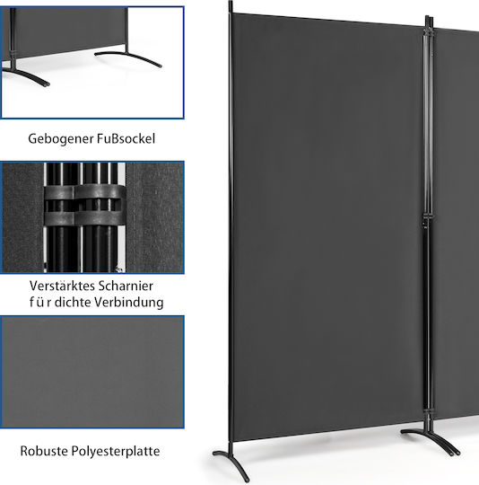 Costway Διακοσμητικό Παραβάν από Καμβά 260x183cm