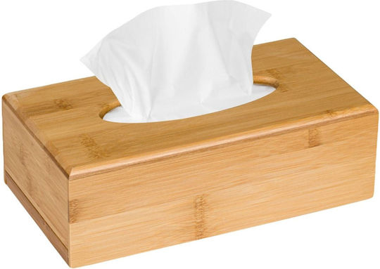 Wooden Napkin Holder Beige 28x15x9cm