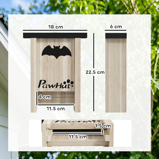 Pawhut Cușcă pentru Rozătoare 18x51x22.5cm