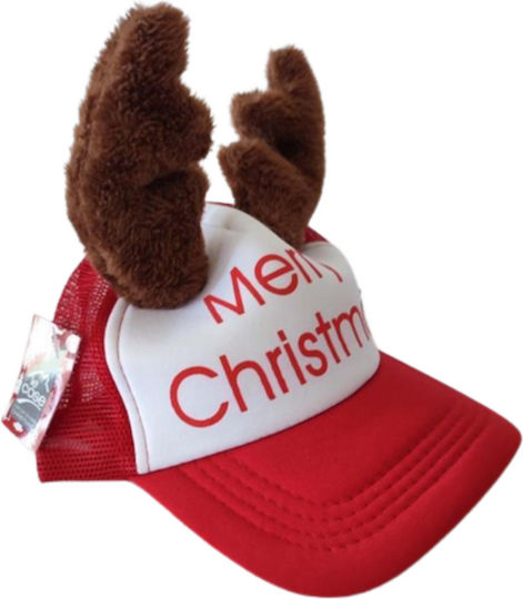 Καπέλο Merry Christmas One Size Υφασμάτινα Κέρατα