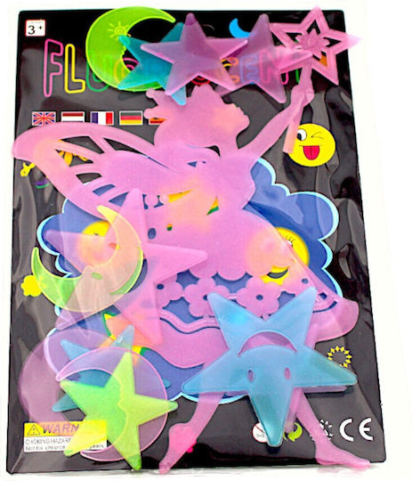 Glow-in-the-Dark Wall Stickers Fairy 2dis66