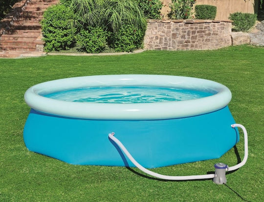Bestway Round PVC Swimming Pool 3,638lt Inflatable 305x76cm Light Blue