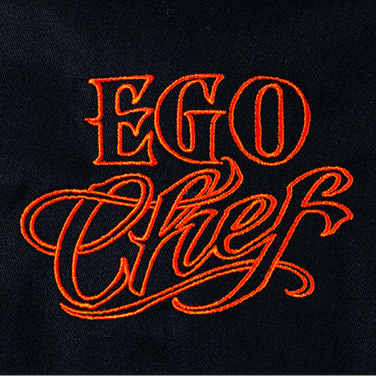 Egochef Σακάκι Σεφ Unisex Μαύρο με Μακρύ Μανίκι Karpa