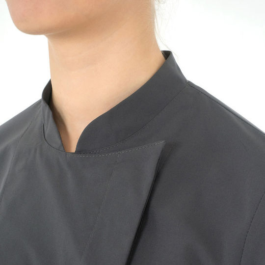 Giblor's Coat Chef Female Gray with Long Sleeve
