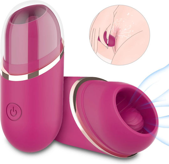 Amazing Toy French Kiss Mini Clitoral Vibrator 8.3cm Fuchsia