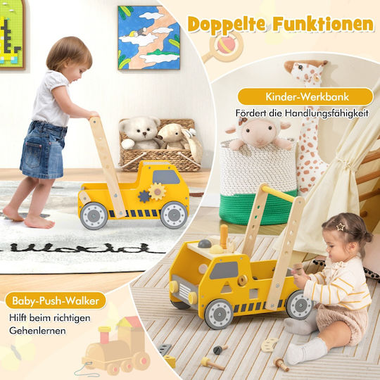 Costway Baby Walker for 3++ Months TP10256YE Yellow