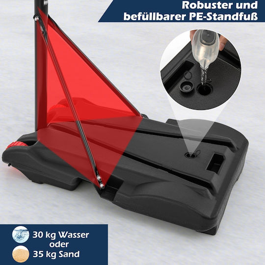 Costway Copii Baschet Exterior cu stand