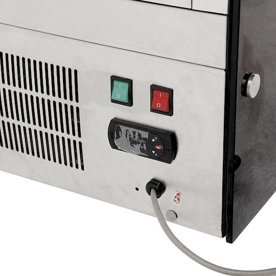 Θερμαινόμενη Επιτραπέζια Βιτρίνα 900x530x730mm Dynamic Gn-900hrt Black