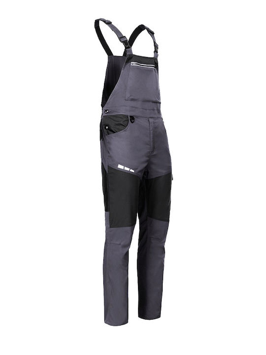 Stenso Work Coveralls Dungarees Cotton Gray