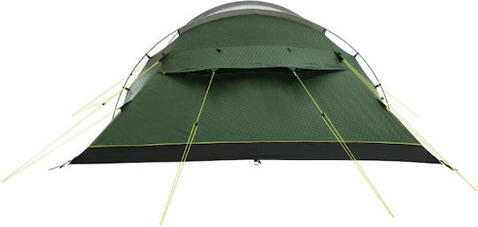 Outwell Earth 4 Plus Σκηνή Camping Τούνελ Πράσινη 3 Εποχών για 4 Άτομα 420x260x140εκ.