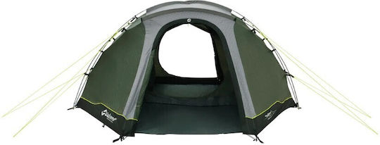Outwell Cloud 4 Camping Tent Tunnel Green With Double Cloth 3 Seasons For 4 People 335x260x135cm